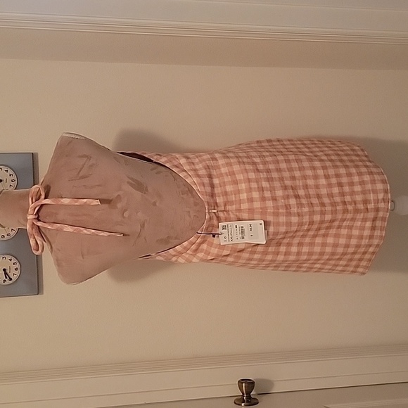 Zara Gingham / Checkered Sundress, Size XXL, NWT - Picture 3 of 9